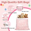 56" Pink Jumbo Plastic Gift Bag, Baby Girl Design Extra