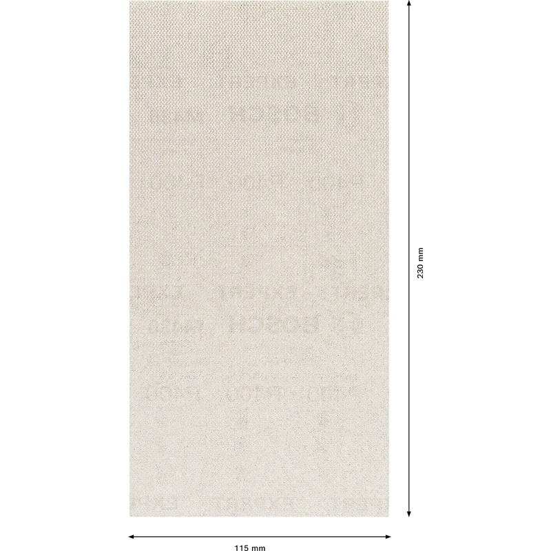 Bosch Professional 10x Expert M480 Sanding Net (for Hardwood, Paint