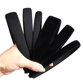 DiyJibb 6PCS Velvet Headbands for Women, Soft & Comfortable Non-Slip Hairbands, Adjustable Width (0.6, 0.8, 1.2 Inches) with Two Color Options, Perfect for Daily Wear & Special Occasions