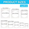 8 PCS Large Circle Stencil for Drawing,Circle Stencils Plastic Large