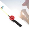 QANYEGN 2Pcs Mini Crab Fishing Rod, Children Ice Fishing Pole,