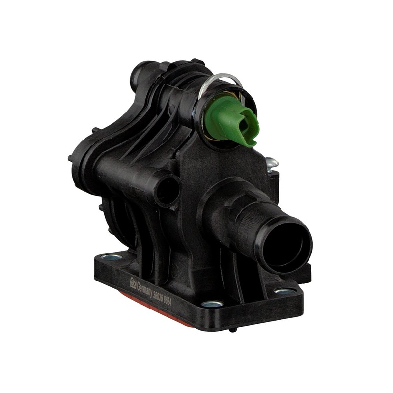 febi bilstein 36036 Thermostat Housing with temperature switch and seal,
