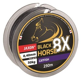 Jaxon Braided Line Black Horse Catfish Catfish Catfish Braided Line 250 m (0.40 mm/Load Capacity 50 kg)