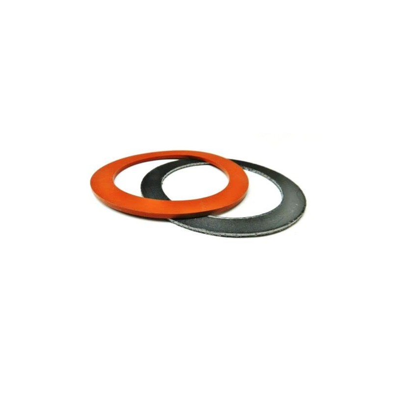 3" Gaskets Silicone Rubber & Graphite Set for Vacuum Casting