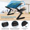 Aluminum Alloy Foldable Laptop Table Home Office Travel Use with