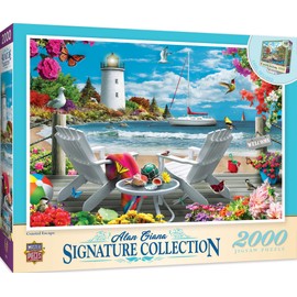 MasterPieces 2000 Piece Jigsaw Puzzle For Adults, Family, Or Kids - Coastal Escape - 39"x27"