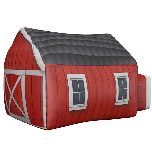 The Original AirFort Build A Fort in 30 Seconds, Inflatable Fort for Kids (Farmer's Barn)