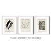 Mid-Century Artists Klee Matisse Picasso Inspired Exhibition Poster Print Set