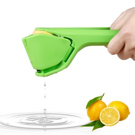 Lmfeg Lime Squeezer Handheld, Manual Fold-Flat Space-Saving Hand Juicer Squeezer With Reduces Effort Needed, Use For Lemon&Lime&Fruits&Orange&Cirtus Green