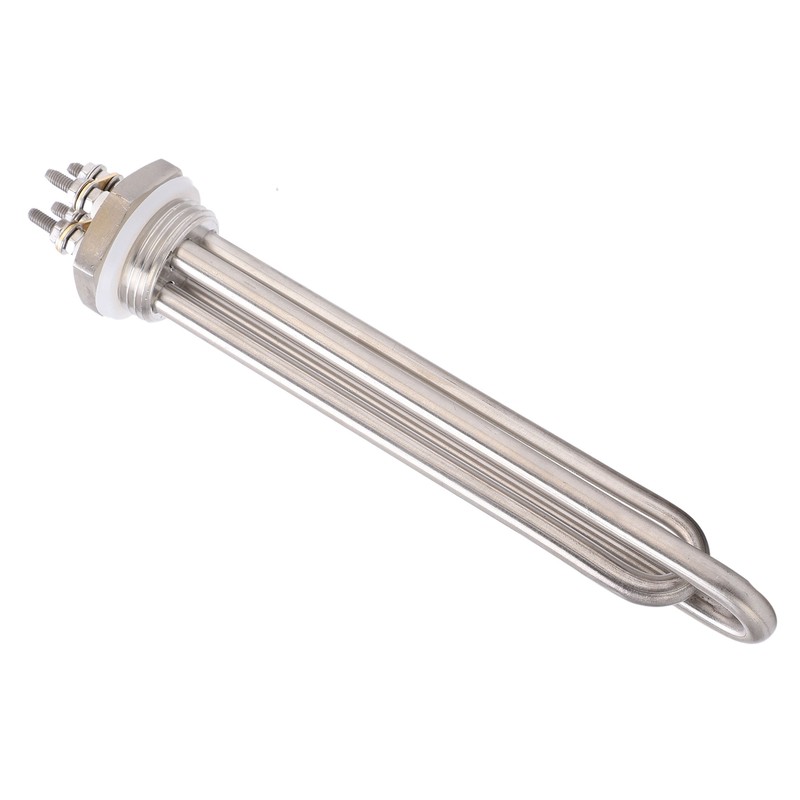 Immersion Water Heater Stainless Steel 1"NPT Thread Portable Quick Heating