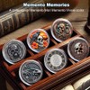 RYUKENLM 5 Pack of Memento Mori Coin 3D Skull Challenge