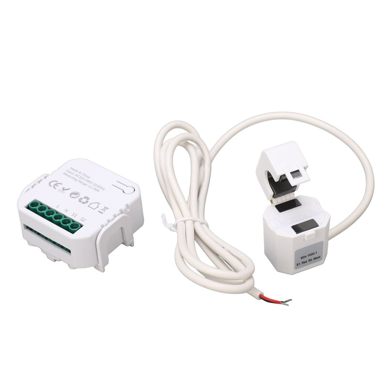 WiFi Energy Monitor Single Phase Smart Electricity Meter with Clamp