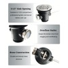 3-1/2 Inch Commercial Sink Drain - PVC Plastic Waste Drain