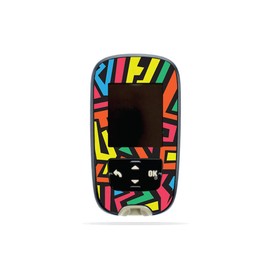 MightySkins Skin Compatible with Accu-Chek Guide - Hyper | Protective, Durable, and Unique Vinyl Decal wrap Cover | Easy to Apply, Remove, and Change Styles | Made in The USA