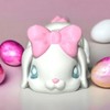 MEGA Articulating Floppy Ear Bunny 3D Printed Colorful:_White and Lavender
