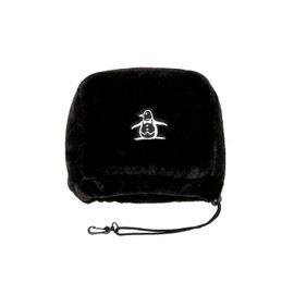 Munsingwear MG5SHC60M Men's BK00 Head Cover, Iron Cover, Club Protection, One Point, Black, Golf, BK00 (Black)