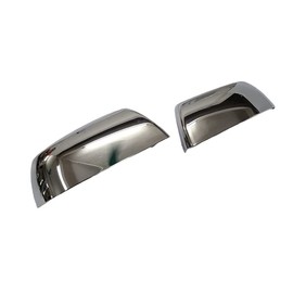 AONED 1 Pair of Chrome Side Mirror Upper Top Half Cover for 2007-2021 Toyota Tundra Sequoia