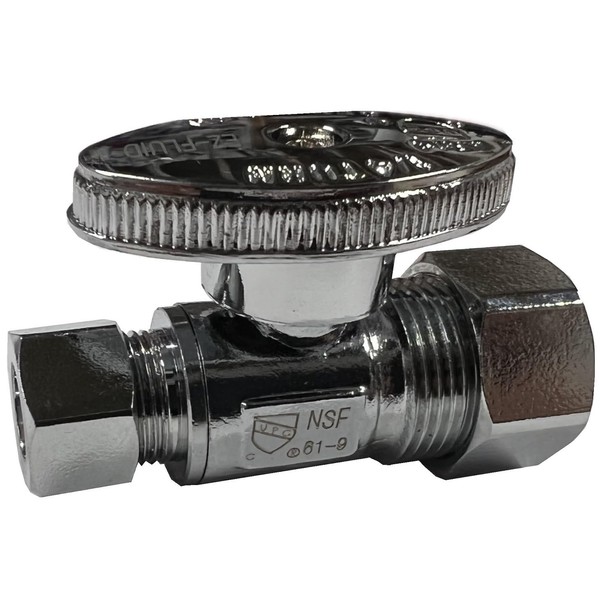 EZ-Fluid 1/2" Nominal Comp (5/8"OD Comp) x 3/8" OD Comp