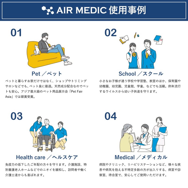 AIR MEDIC Dedicated Liquid 10x Concentrated Type, 10.1 fl oz