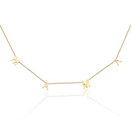 SINYARS Mama Necklace for Women, 14K Gold Plated Dainty Mom Necklace Non Tarnish Jewelry for Mama, Mother Gifts for New Mom, First Time Mommy Gifts, Expecting Mom Gift for Pregnance Friend, Presents for Mom to be Gifts