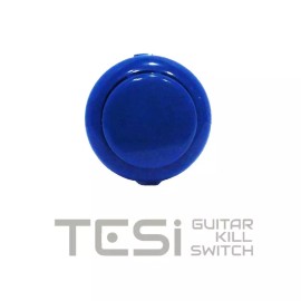 Tesi DITO Snap-in 24MM Momentary Arcade Button Guitar Kill Switch Blue