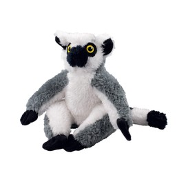 EcoBuddiez - Ring-Tailed Lemur from Deluxebase. Small Soft Plush Animals made from Recycled Plastic Bottles. Eco-Friendly Cuddly Gift for Kids and Cute Stuffed Animal Toy for Toddlers.