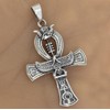 AFP Ankh Pendant with Horus 925 Sterling Silver AS-85-1, Sterling