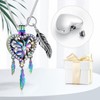 memorial jewelry Dream Catcher Urn Necklace Heart Cremation Jewelry for