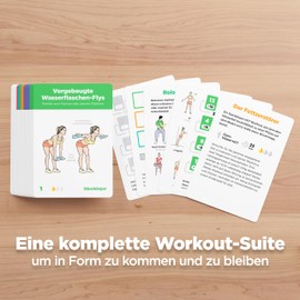 WorkoutLabs Training Cards: Body Weight - Premium Home & Gym Exercise Cards Deck for Women and Men with 60 Exercises and 12 Routines without Equipment · Waterproof Plastic Fitness Flashcards