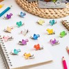 42Pcs Duck Hair Clips, Cute Mini Glow Resin Duck Clips