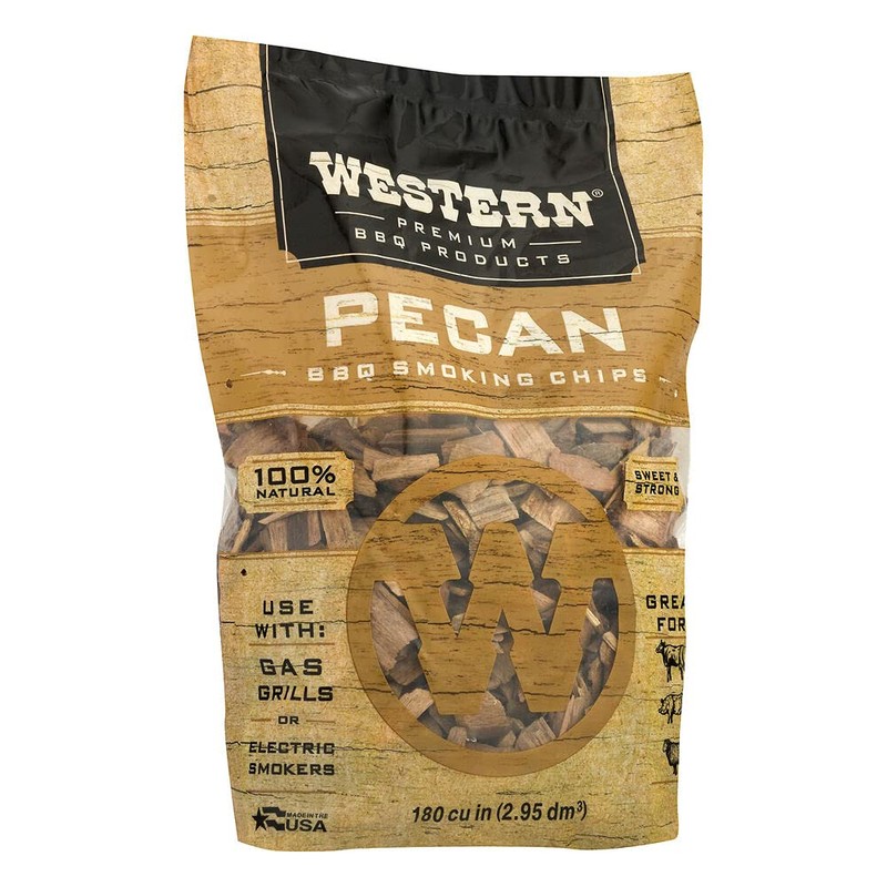 180 cu in. Premium Pecan BBQ Smoking Chips 78076