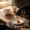 Halloween Spider Web Placemats Set of 4, Hollow Out Washable