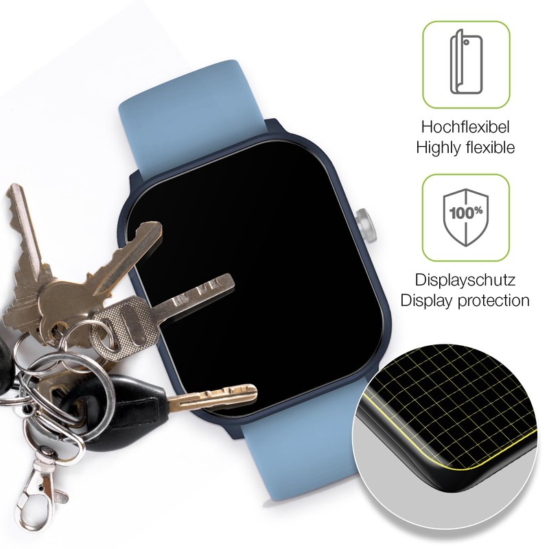 dipos FLEX 2x Matte Screen Protectors Suitable for Ice-Watch Ice