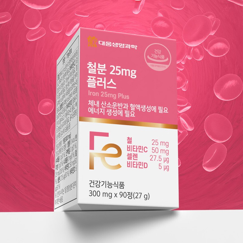 Daewoong Life Science Iron 25mg Plus Vitamin C Selenium Vitamin