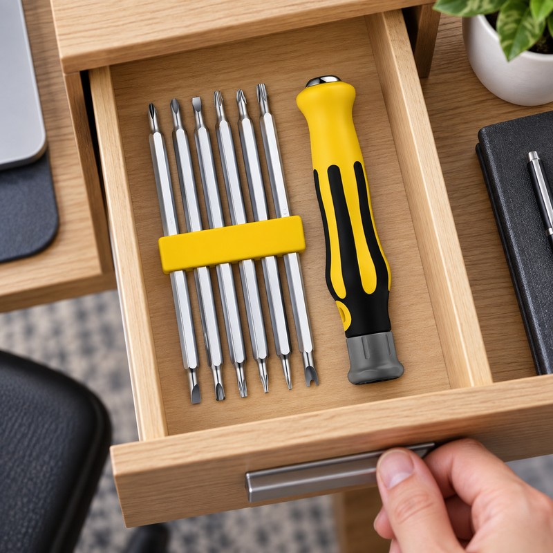 2pcs 7-in-1 Precision Screwdriver Set – Durable Interchangeable Repair Tools