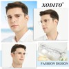 XODITO Extra Large Reading Glasses Men Oversized Square Readers 1.00