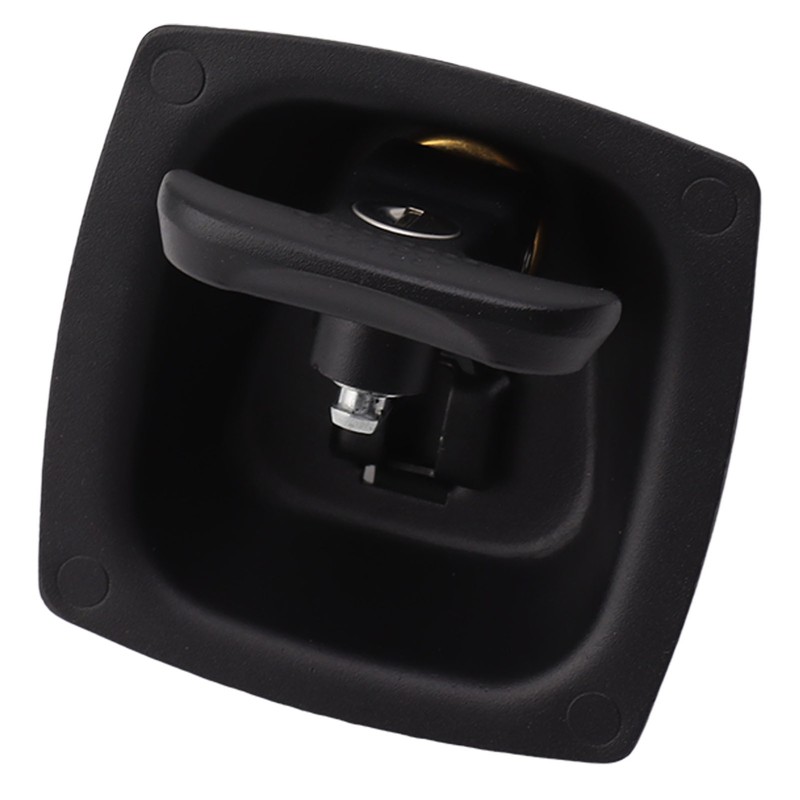 T Handle Door Latch 4x6mm Hole Spacing Zinc Alloy Folding