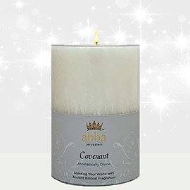 Abba Oil Scented Pillar Candle - Covenant (4) 1 pk