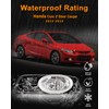 AUTOFREE Fog Lights for 2012 2013 Honda Civic Coupe 2Dr