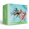 Sloosh 3 Pack 4-in-1 Inflatable Pool Floats Hammock, Water Lounges,