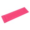 Foldable Silicone Keyboard 108 Keys Waterproof Full Sealing Design Mute