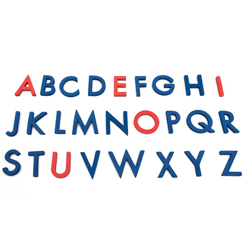 Junior Learning JL608 Rainbow Capital Letters Magnetic Resource, Multicolor