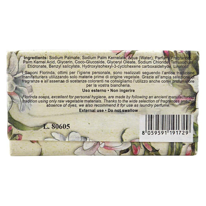 Florinda Flowers White Moss Vegetal Soap Bar 50 G 1.76