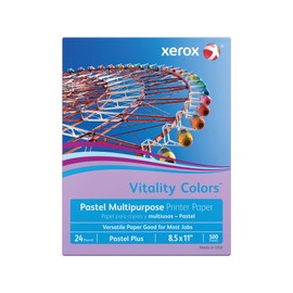 Xerox® Vitality Colors™ Pastel Plus Color Multi-Use Printer & Copy Paper, 1 Ream, Lilac, Letter (8.5" x 11"), 500 Sheets