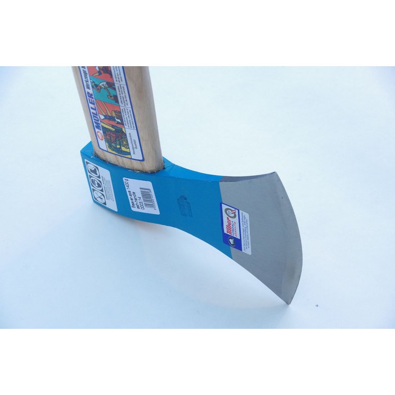 muller Beaver Blue Felling, Forest Axe Medium 3lbs (1400g) 0003,14