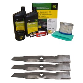 John Deere Original Equipment Model LX266 Maintenance Kit + Standard Blades, 48C Mower Deck