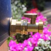 SIGURANTA Garden Hose Shut Off Valve, 3/4 Inch Solid Brass