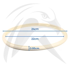 ALGOMAS® Magefesa 22 cm Adjustable Gasket 22 cm Models up to 2012 Natural Rubber Hand Moulded Made in Spa
