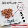 Taylor Compact Glass Kitchen Food Scale, 11 lb Capacity Digital