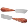 Leather Knife High Speed Steel Wooden Handle Easy Control Widely